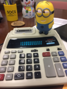 Dave on calculator